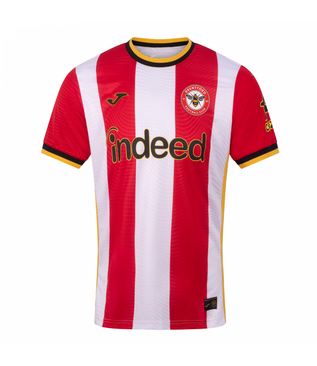 Joma Joma Brentford FC  2026 - 27 Authentic Home Jersey - Red/White/Gold