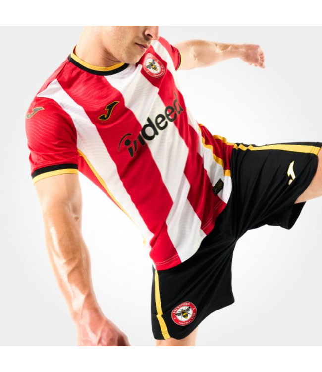 Joma Joma Brentford FC  2026 - 27 Authentic Home Jersey - Red/White/Gold