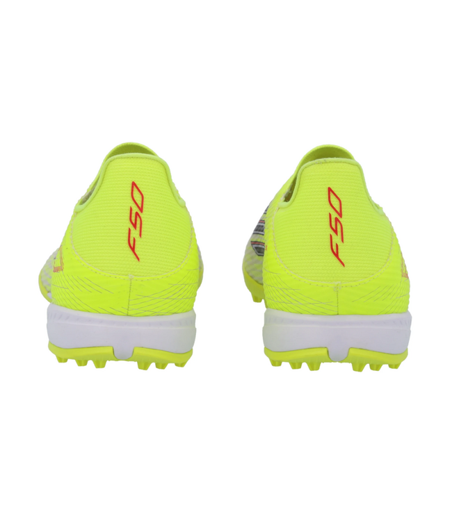 adidas adidas F50 League Laceless TF Turf Soccer Shoes - Solar Yellow/Core Black/Lucid Red