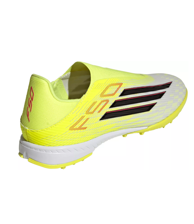 adidas adidas F50 League Laceless TF Turf Soccer Shoes - Solar Yellow/Core Black/Lucid Red