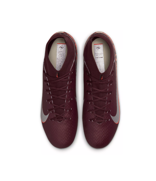 Nike Nike Zoom Mercurial Superfly 10 Academy FG United Pack Soccer Cleats - Burgundy Crush/University Red/Fossil/Metallic Silver