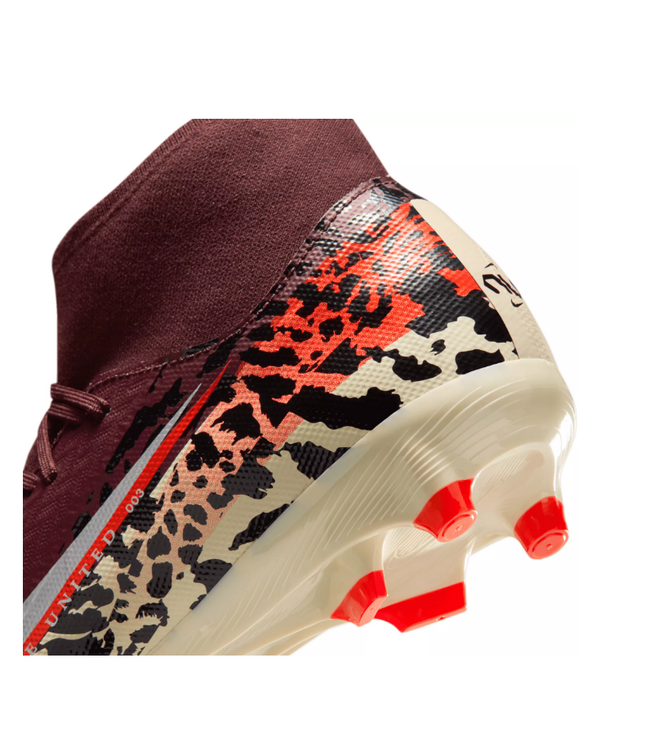Nike Nike Zoom Mercurial Superfly 10 Academy FG United Pack Soccer Cleats - Burgundy Crush/University Red/Fossil/Metallic Silver
