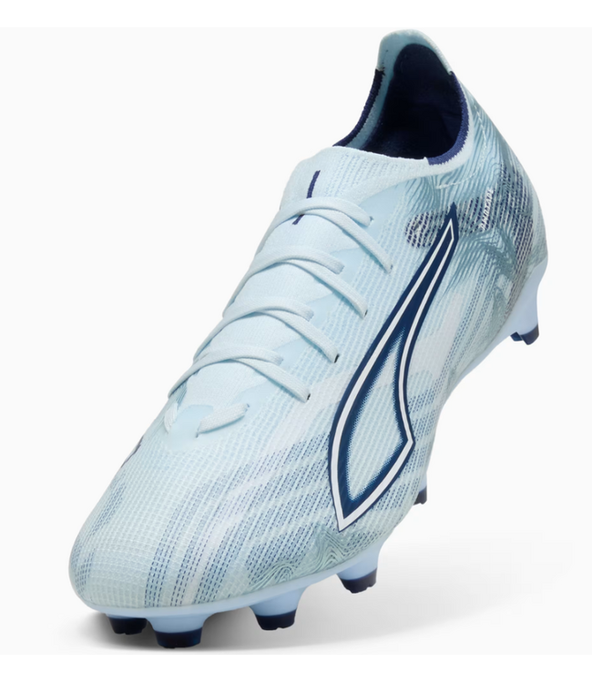 Puma Puma Ultra Match 6 FG/AG Soccer Cleats - Icy Blue/White/Blue Jewel