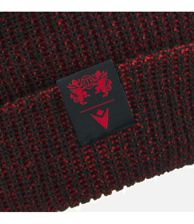 Macron Macron Wrexham AFC 2026 - 27 Cuffed Beanie Woolie - Heathered Red/Black
