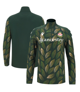 Macron Macron Wrexham AFC  2026 - 27 Authentic 1/4 Zip Warm Up Top - Camo