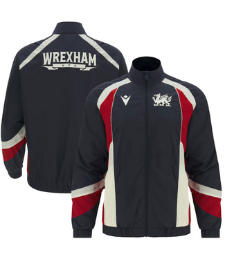 Macron Macron Wrexham AFC  2026 - 27 Authentic Anthem Heritage Jacket - Navy/Red/White