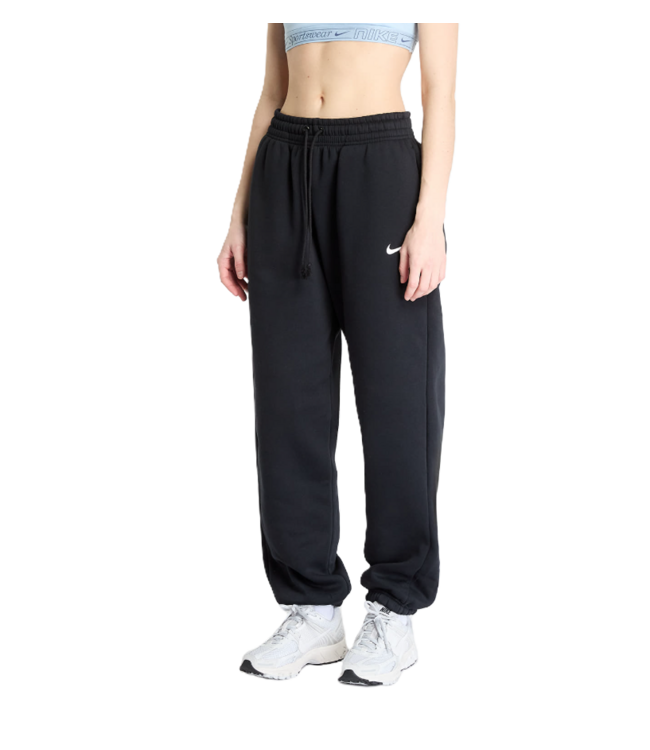 Nike Nike Womens Phoenix Fleece High Waist Oversized Sweat Pants -Black