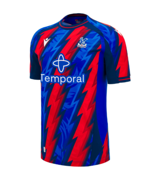 Macron Macron Crystal Palace 2026 - 27 Authentic Home Jersey -Red/Royal Blue