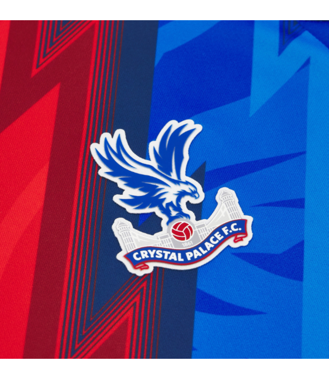 Macron Macron Crystal Palace 2026 - 27 Authentic Home Jersey -Red/Royal Blue