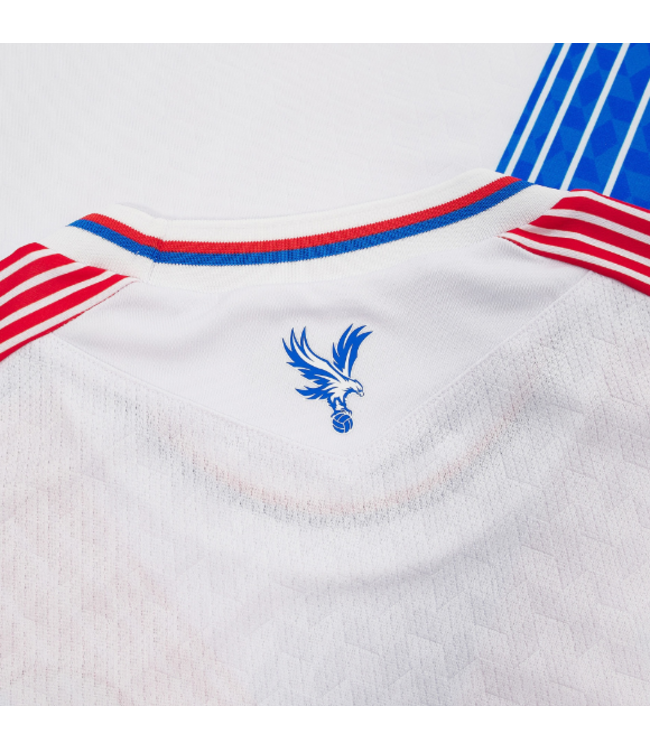 Macron Macron Crystal Palace 2026 - 27 Authentic Away Eagle Sash Jersey -White/Red/Royal Blue