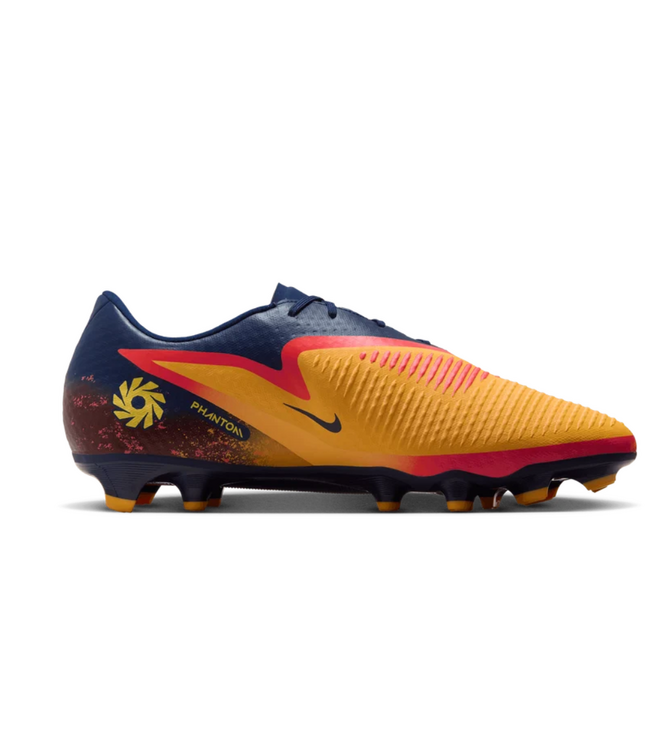 Nike Nike Phantom 6 Low Academy FG / MG Cleats Haaland- Laser Orange/Lemon Venom/Blue Void