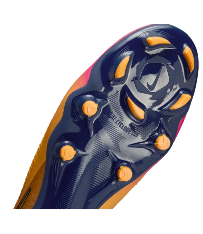 Nike Nike Phantom 6 Low Academy FG / MG Cleats Haaland- Laser Orange/Lemon Venom/Blue Void