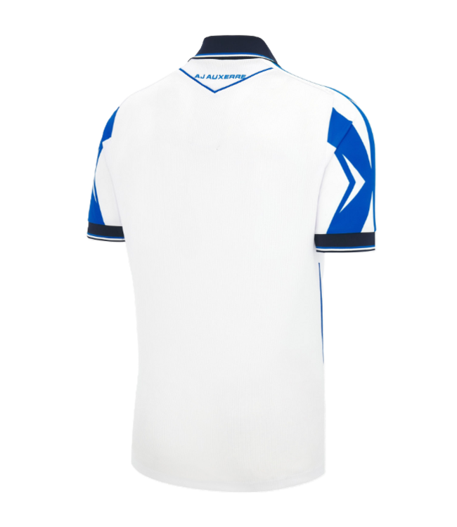 Macron Macron AJ Auxerre 2026 - 27 Authentic Home Jersey - White/Royal Blue