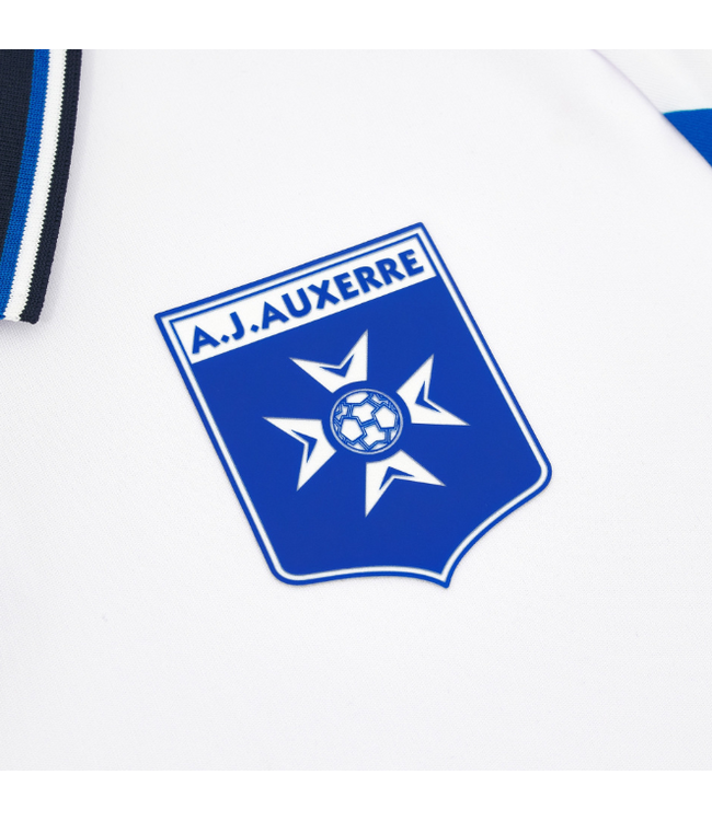 Macron Macron AJ Auxerre 2026 - 27 Authentic Home Jersey - White/Royal Blue