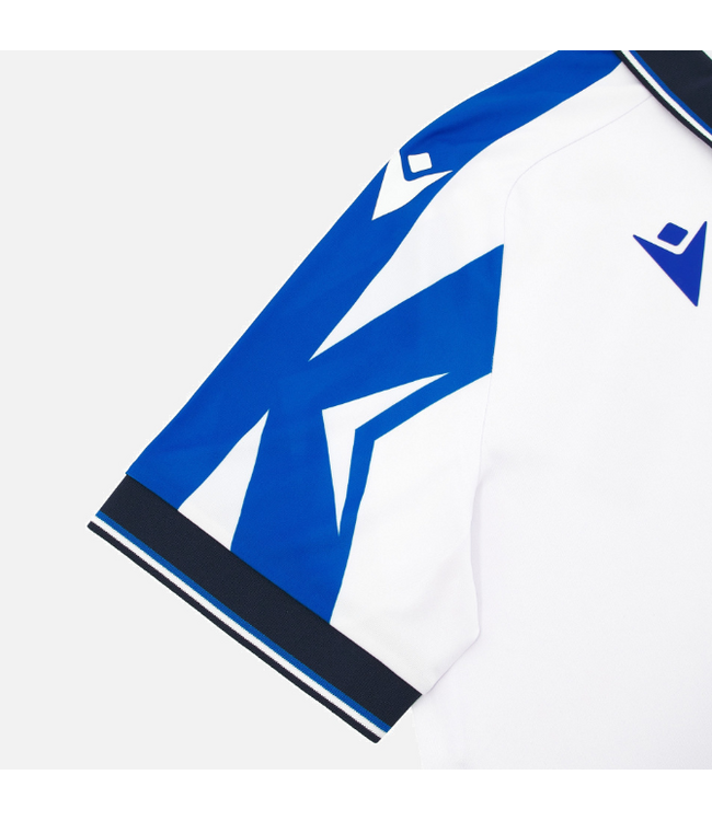 Macron Macron AJ Auxerre 2026 - 27 Authentic Home Jersey - White/Royal Blue