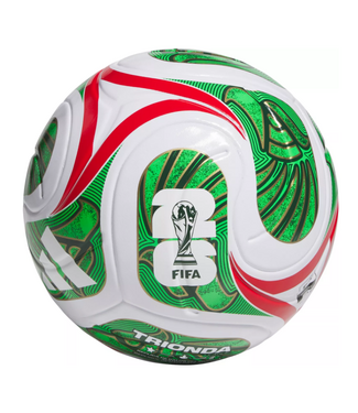 adidas adidas FIFA World Cup 2026 Trionda Mexico FIFA Quality League Soccer Ball - White/Vivid Red/Flash Lime/Amazon Green