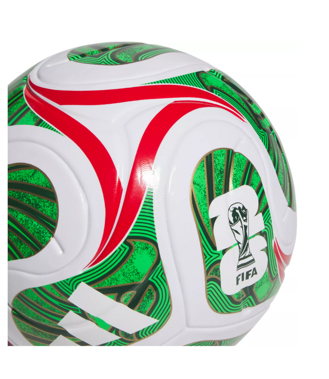 adidas adidas FIFA World Cup 2026 Trionda Mexico FIFA Quality League Soccer Ball - White/Vivid Red/Flash Lime/Amazon Green