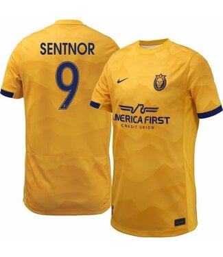 Nike Nike Youth Utah Royals Ally Sentnor 2025 Home Jersey - Gold