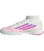 adidas adidas Womens F50 Sparkfusion League Mid TF Turf Shoes - White/Lucid Pink