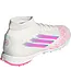 adidas adidas Womens F50 Sparkfusion League Mid TF Turf Shoes - White/Lucid Pink