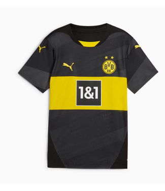 Puma Puma BVB Borussia Dortmund 2024 - 25 Youth Away Soccer Jersey - Black/Yellow