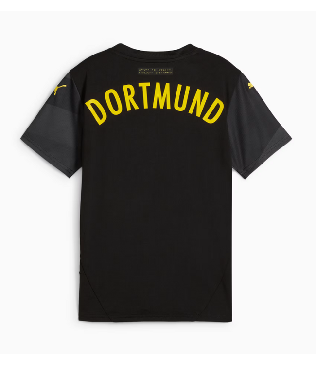 Puma Puma BVB Borussia Dortmund 2024 - 25 Youth Away Soccer Jersey - Black/Yellow