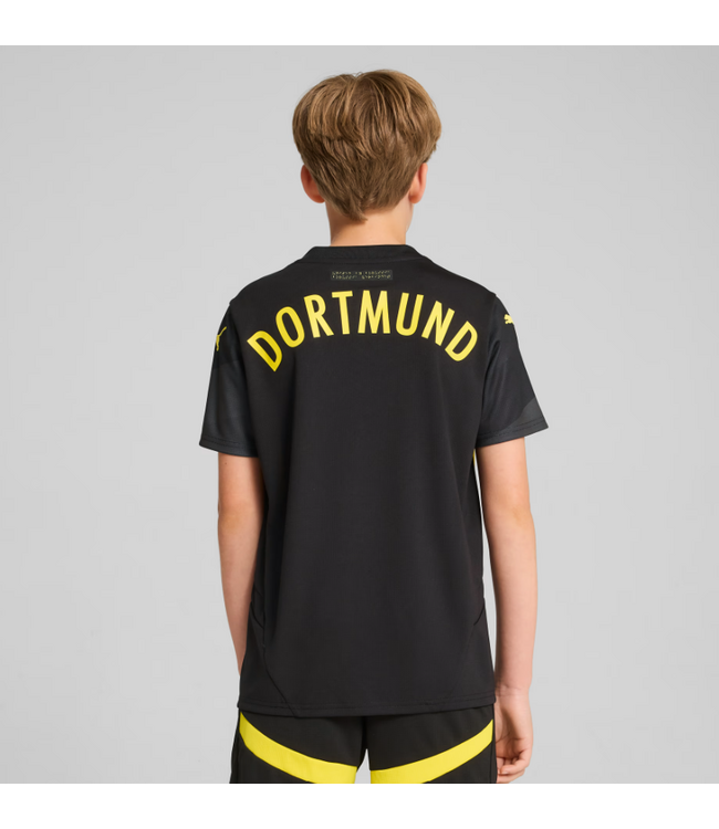 Puma Puma BVB Borussia Dortmund 2024 - 25 Youth Away Soccer Jersey - Black/Yellow