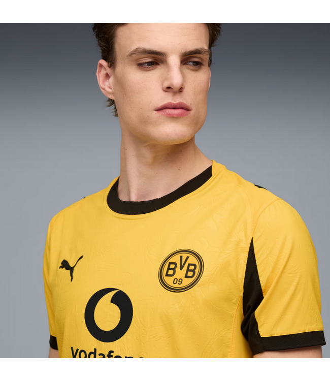 Puma Puma BVB Borussia Dortmund 2025 - 26 Authentic Fourth Jersey - Yellow Sizzle/Black