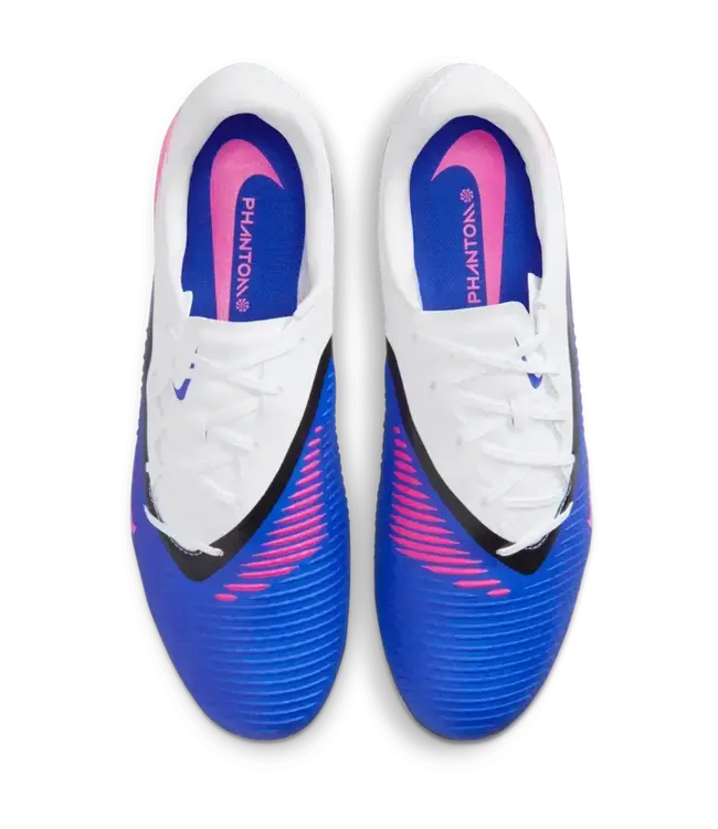 Nike Nike Phantom 6 Low Academy FG / MG Cleats - Racer Blue/Dark Obsidian