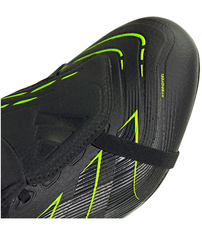 adidas adidas Predator 26 League Fold Over Tongue FG - Black/Carbon/Lucid Lemon