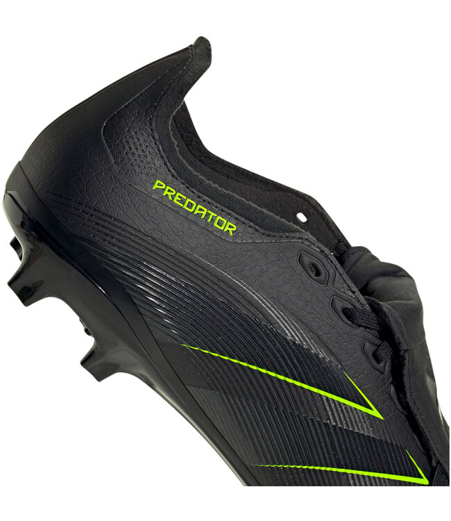 adidas adidas Predator 26 League Fold Over Tongue FG - Black/Carbon/Lucid Lemon