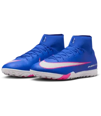 Nike Nike Zoom Mercurial Superfly 11 Academy TF Turf Shoes - Racer Blue/White/Pink