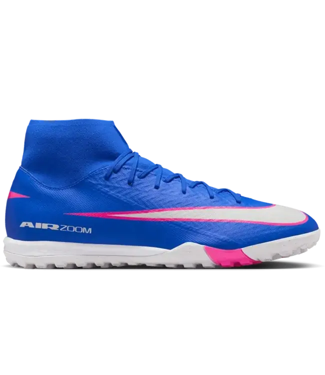 Nike Nike Zoom Mercurial Superfly 11 Academy TF Turf Shoes - Racer Blue/White/Pink