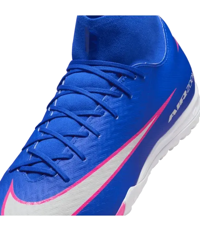 Nike Nike Zoom Mercurial Superfly 11 Academy TF Turf Shoes - Racer Blue/White/Pink