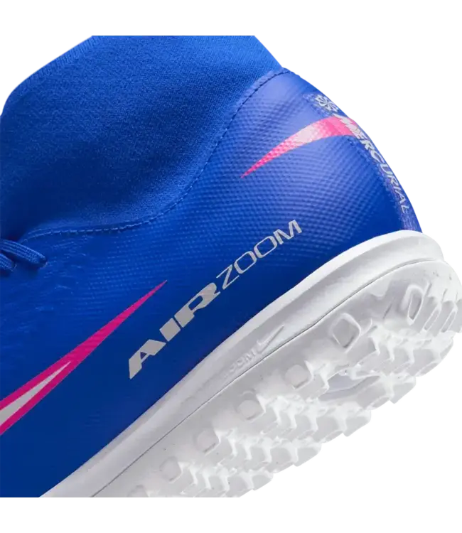 Nike Nike Zoom Mercurial Superfly 11 Academy TF Turf Shoes - Racer Blue/White/Pink