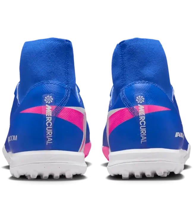 Nike Nike Zoom Mercurial Superfly 11 Academy TF Turf Shoes - Racer Blue/White/Pink