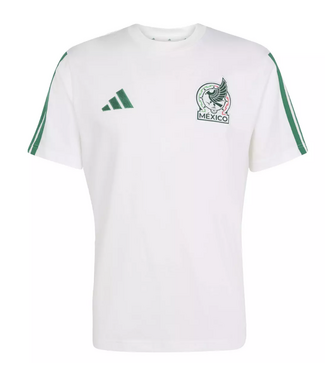 adidas adidas Youth Mexico WC World Cup 2026 DNA Fan Tee Shirt - White