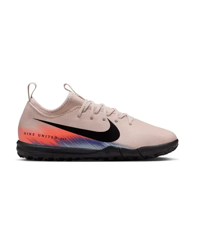 Nike Nike Jr. Zoom Mercurial Vapor 16 United 002 Academy TF Turf Shoes- Pale Ivory/Red/Racer Blue