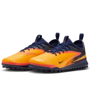 Nike Nike Jr Phantom 6 Low Academy Erling Haaland DF TF Turf Shoes - Laser Orange/Lemon Venom