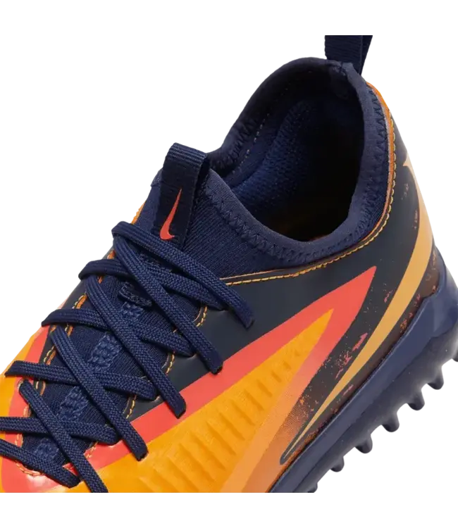 Nike Nike Jr Phantom 6 Low Academy Erling Haaland DF TF Turf Shoes - Laser Orange/Lemon Venom
