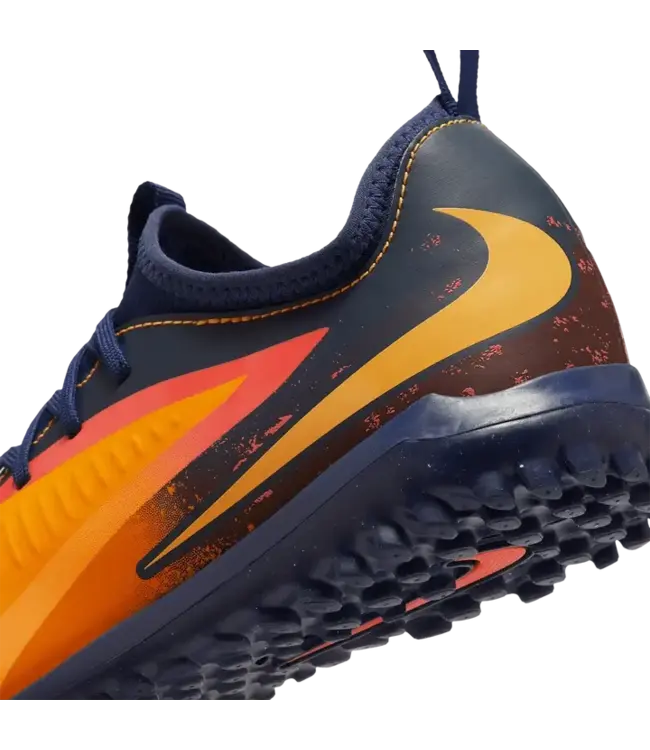 Nike Nike Jr Phantom 6 Low Academy Erling Haaland DF TF Turf Shoes - Laser Orange/Lemon Venom