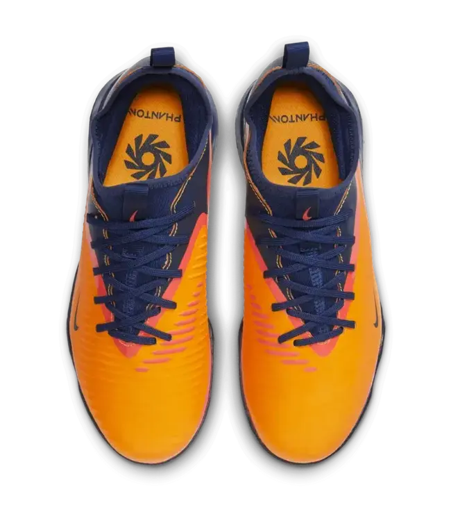 Nike Nike Jr Phantom 6 Low Academy Erling Haaland DF TF Turf Shoes - Laser Orange/Lemon Venom