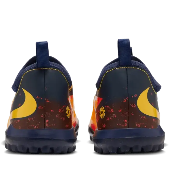 Nike Nike Jr Phantom 6 Low Academy Erling Haaland DF TF Turf Shoes - Laser Orange/Lemon Venom
