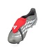 adidas adidas Predator 26 League Fold Over Tongue FG - Iron Metallic/Zero Metallic/Lucid Red
