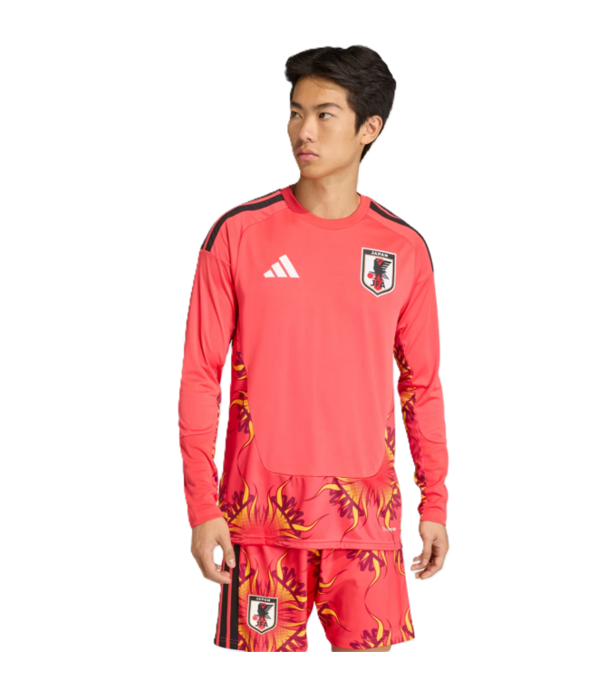 adidas adidas Japan World Cup 2026 Long Sleeve Goalkeeper Jersey - Semi Lucid Red