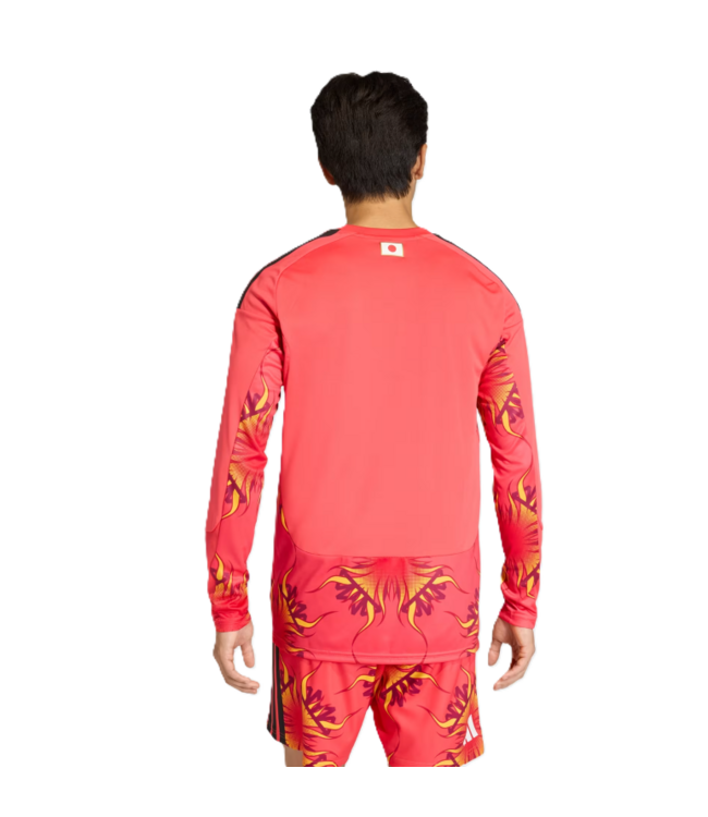 adidas adidas Japan World Cup 2026 Long Sleeve Goalkeeper Jersey - Semi Lucid Red