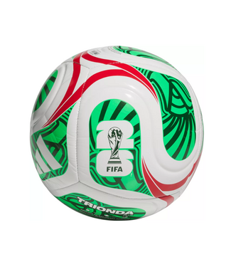 adidas adidas Mexico FIFA World Cup 2026 Trionda Club Soccer Ball - White/Vivid Red/Flash Lime/Amazon Green