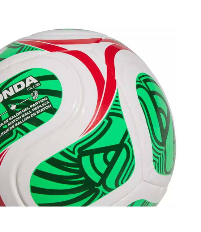 adidas adidas Mexico FIFA World Cup 2026 Trionda Club Soccer Ball - White/Vivid Red/Flash Lime/Amazon Green