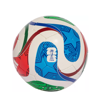 adidas adidas FIFA World Cup 2026 Trionda Training Sala Futsal Soccer Ball - White/Solar Blue/Red/Royal