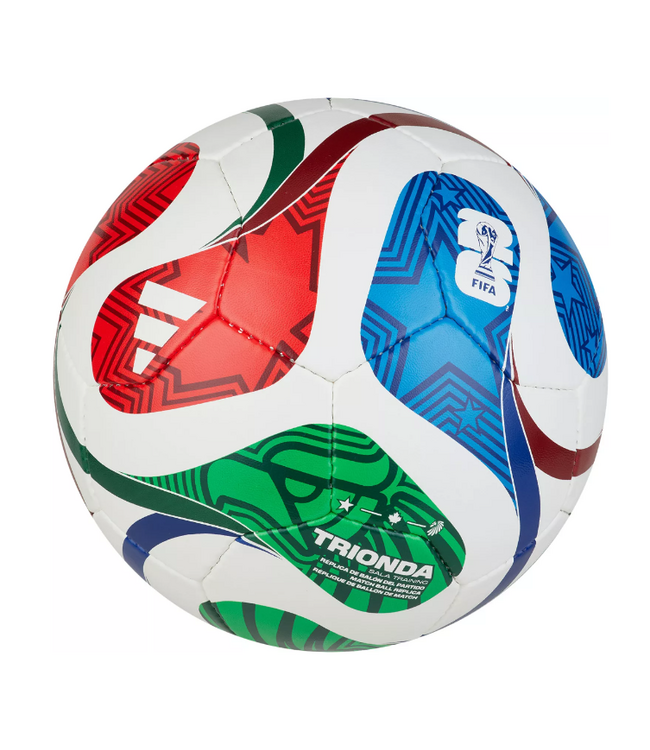 adidas adidas FIFA World Cup 2026 Trionda Training Sala Futsal Soccer Ball - White/Solar Blue/Red/Royal